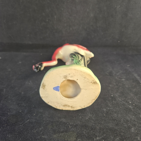 Vintage 1950s Flamingo Ceramic Decor - Picture 5 of 6